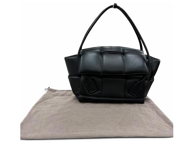 Borsa Bottega Veneta Padded Large Arco Nero - vista 2