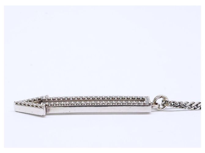 Céline CELINE Lange Kette mit Kristallpfeil Silber - Ansicht 3
