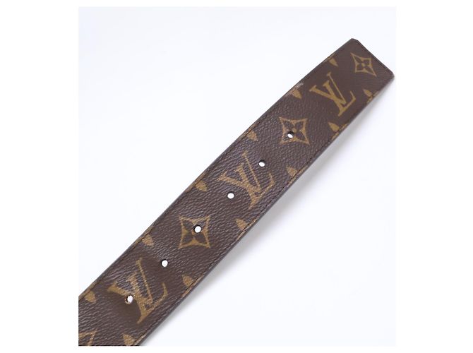 Ceinture réversible Louis Vuitton Monogram Canvas Marron - vue 6