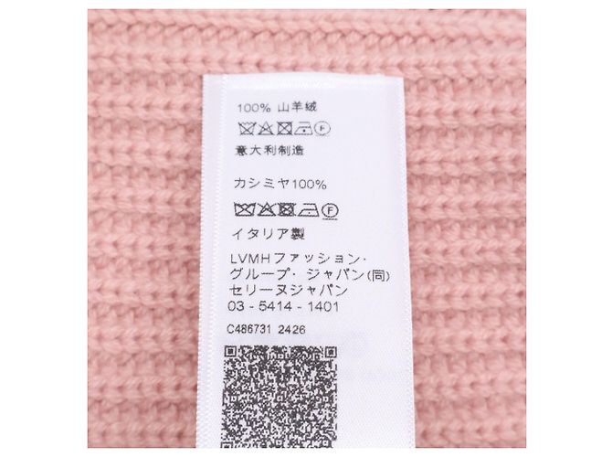 Triomphe Céline Gorro de cachemira Celine en rosa - vista 8