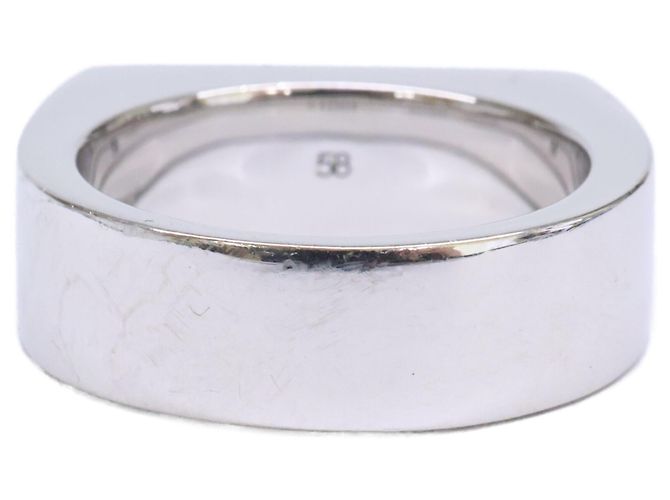 Céline Anillo Celine Monochrome Stamp Plata - vista 3