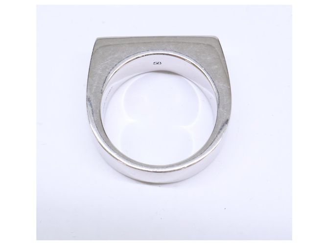 Céline Anillo Celine Monochrome Stamp Plata - vista 5