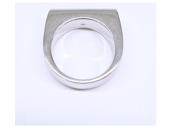 Céline Anillo Celine Monochrome Stamp Plata - vista 6