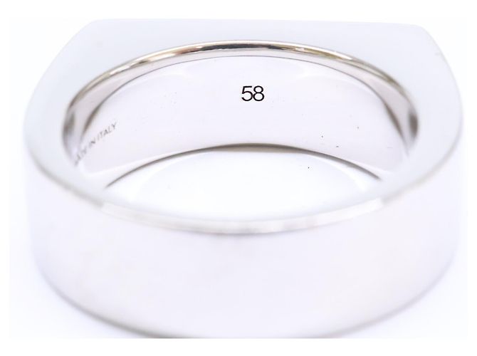 Céline Anillo Celine Monochrome Stamp Plata - vista 9