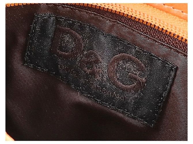 Dolce & Gabbana Bolsa de mão em couro com estampa de leopardo D&G Bege - vista 7