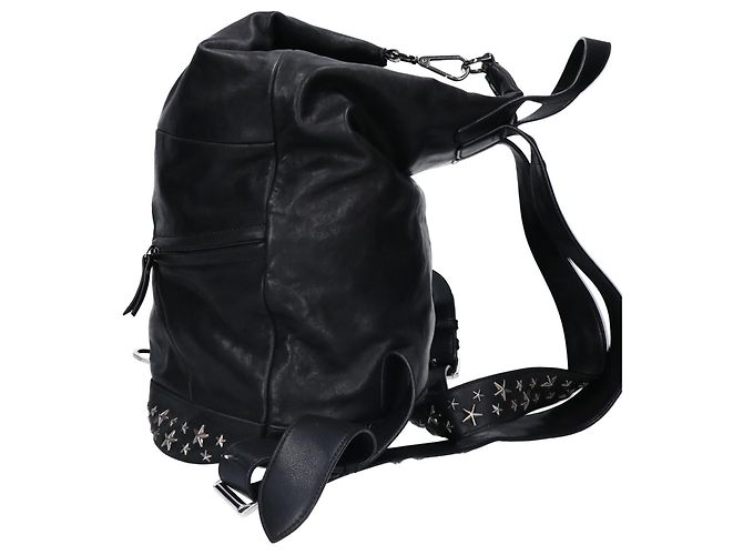 Zaino in pelle con borchie Fitzroy Star Jimmy Choo Nero - vista 4