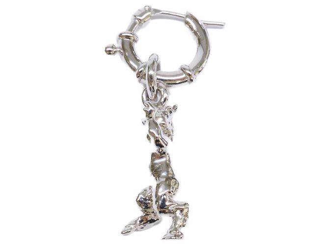 Pendiente de aro Satya Single Drop Vivienne Westwood Plata - vista 2