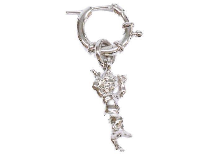 Pendiente de aro Satya Single Drop Vivienne Westwood Plata - vista 4