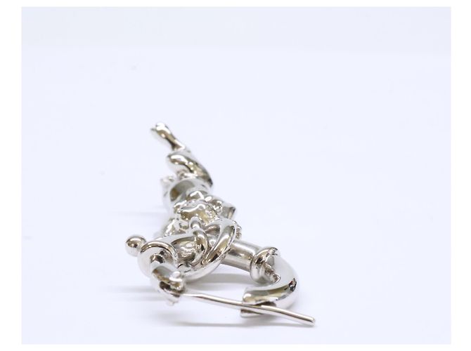 Pendiente de aro Satya Single Drop Vivienne Westwood Plata - vista 7