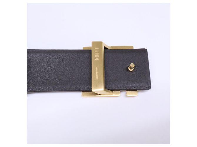 Fendi 7C0424 FF Square Wendelgürtel Braun Golden - Ansicht 5