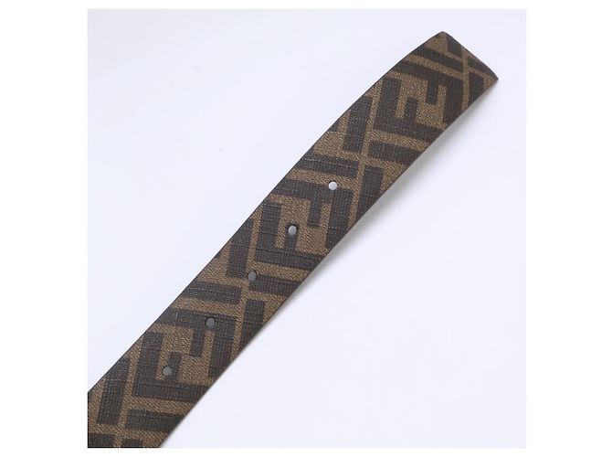 Fendi 7C0424 FF Square Wendelgürtel Braun Golden - Ansicht 6