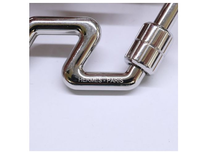Hermès Portachiavi Hermes H-To-Speed Silver Argento - vista 7
