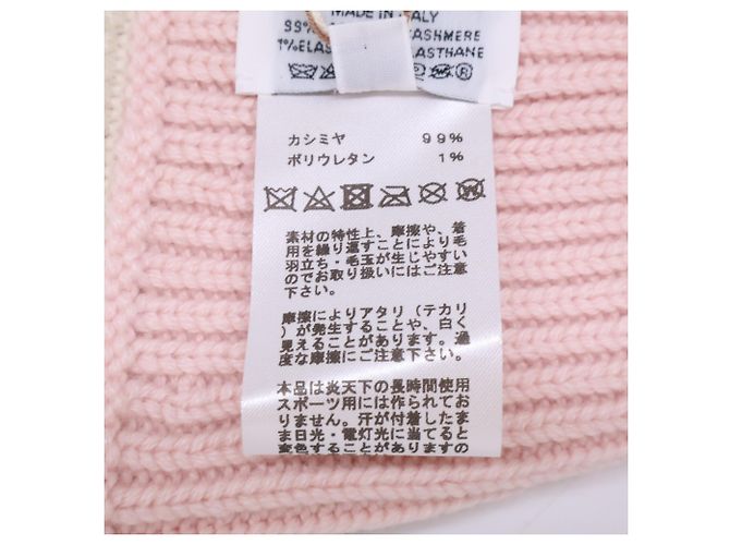 Hermès HERMES Chaine d'Ancre Kaschmir-Strickmütze - Ansicht 8