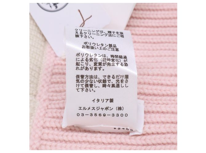 Hermès HERMES Chaine d'Ancre Kaschmir-Strickmütze - Ansicht 9