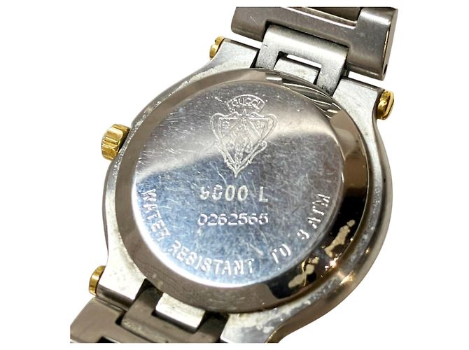 Reloj de pulsera Gucci de acero inoxidable con esfera dorada - vista 5