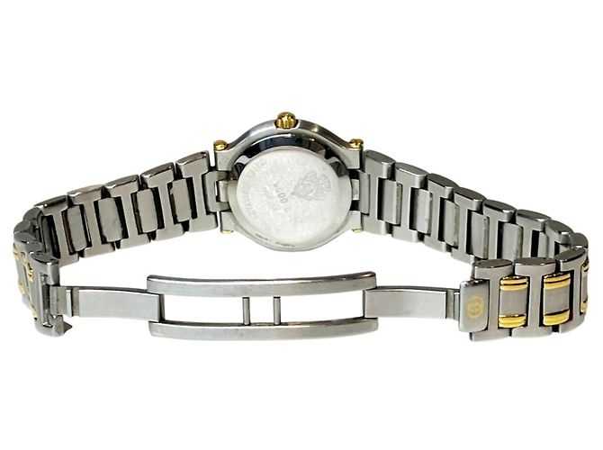 Reloj de pulsera Gucci de acero inoxidable con esfera dorada - vista 6