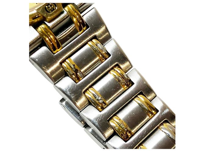 Reloj de pulsera Gucci de acero inoxidable con esfera dorada - vista 9