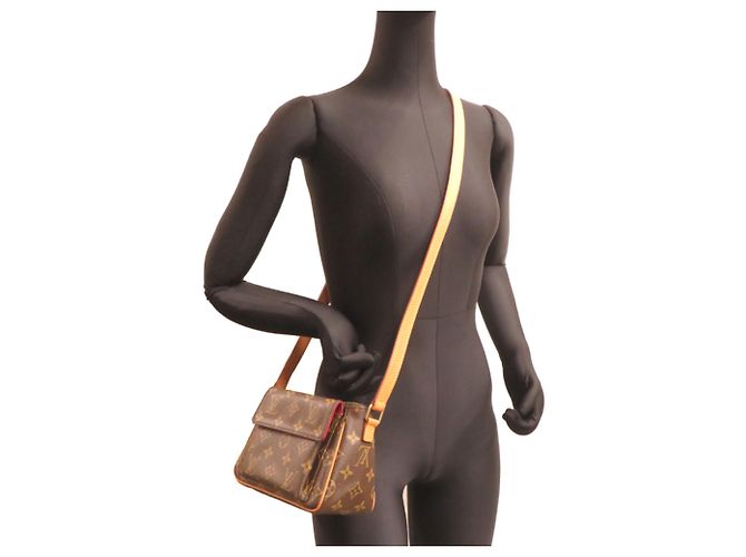 Louis Vuitton Viva Cite PM Schultertasche Braun - Ansicht 9