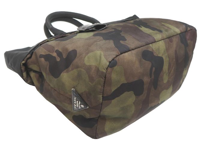 Sac à main Prada Camouflage Noir - vue 3