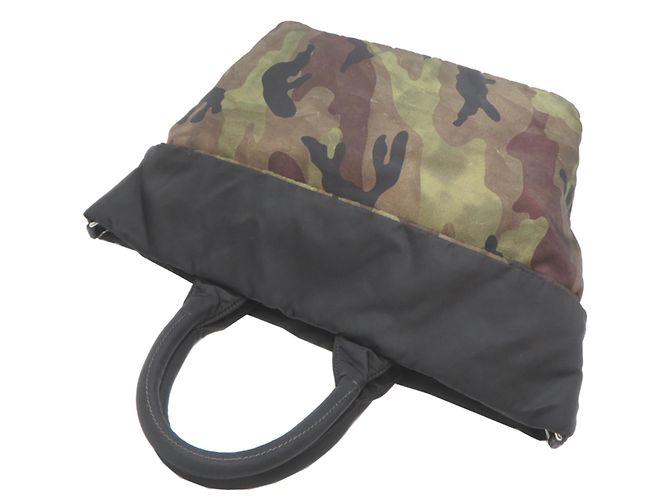 Sac à main Prada Camouflage Noir - vue 4