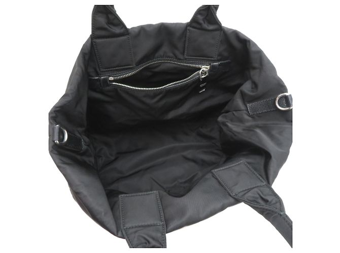 Sac à main Prada Camouflage Noir - vue 6