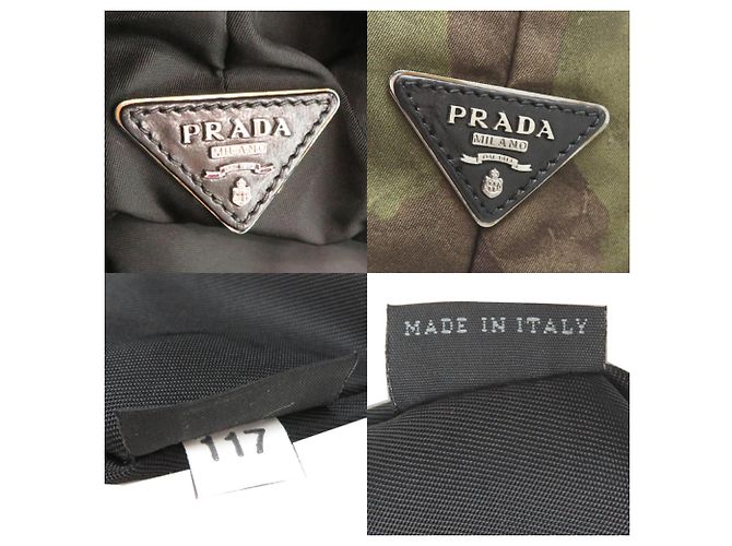 Sac à main Prada Camouflage Noir - vue 7