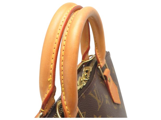 Borsa a mano Louis Vuitton Alma PM da donna Marrone - vista 5
