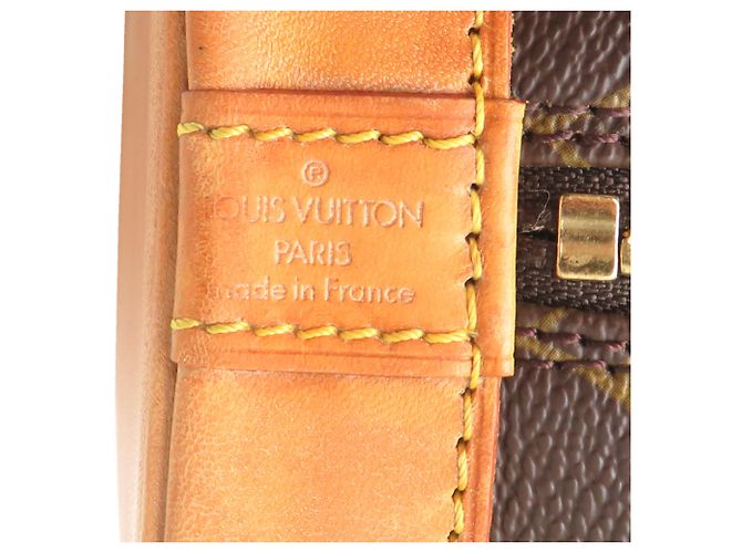 Borsa a mano Louis Vuitton Alma PM da donna Marrone - vista 7