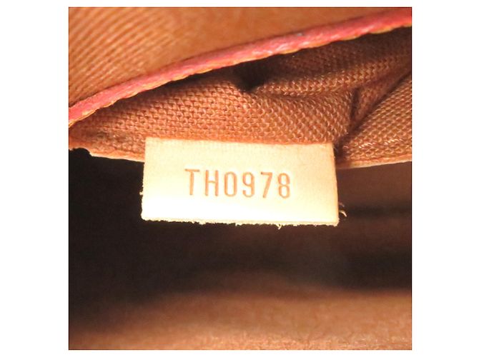 Borsa a mano Louis Vuitton Alma PM da donna Marrone - vista 8