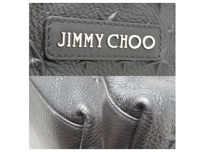 Borsa Tote Jimmy Choo in pelle nera borchiata Nero - vista 10