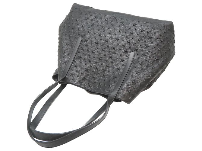 Borsa Tote Jimmy Choo in pelle nera borchiata Nero - vista 4