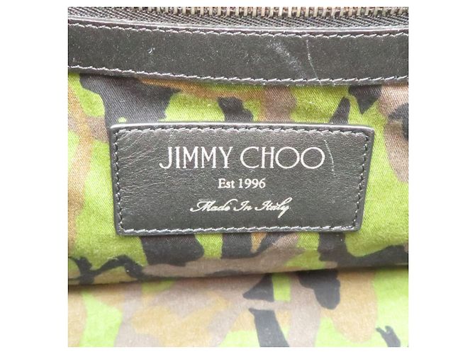 Borsa Tote Jimmy Choo in pelle nera borchiata Nero - vista 7