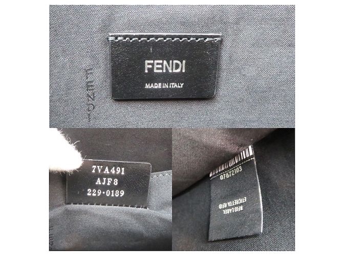 Pochette Fendi da uomo Marrone Bianco - vista 7