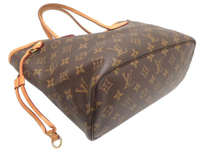 Saco Tote Louis Vuitton Neverfull PM para Mulher Marrom - vista 3