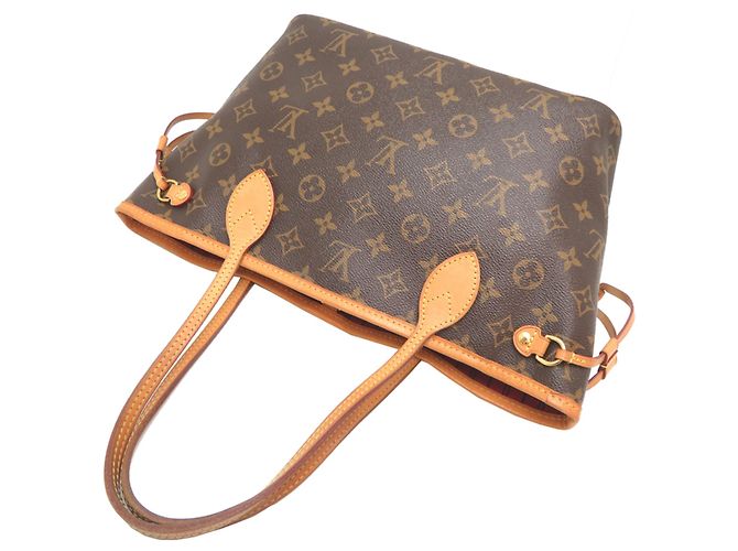Saco Tote Louis Vuitton Neverfull PM para Mulher Marrom - vista 4