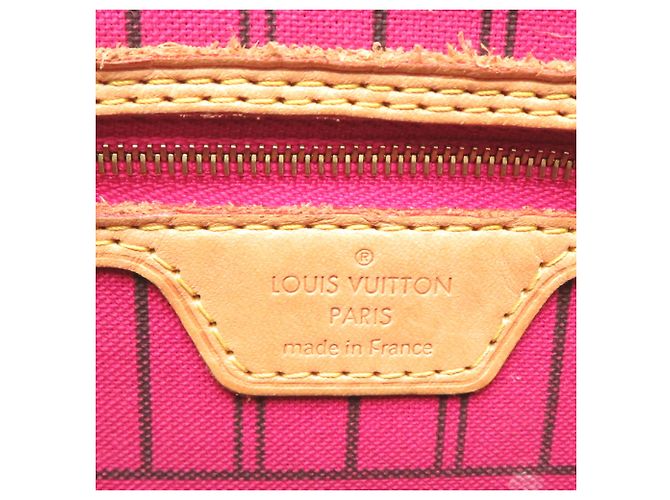 Saco Tote Louis Vuitton Neverfull PM para Mulher Marrom - vista 7