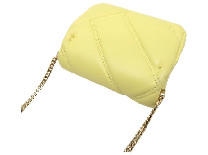 Bulgari Borsa a spalla Micro Serpenti Bvlgari Giallo - vista 4