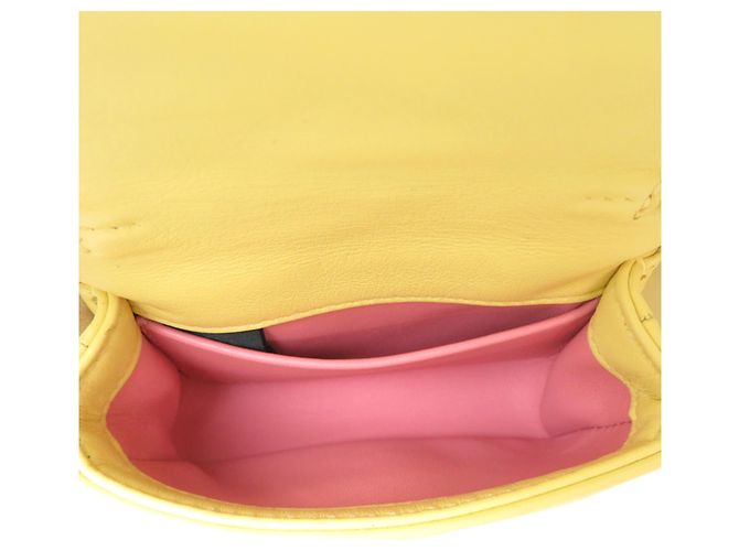 Bulgari Borsa a spalla Micro Serpenti Bvlgari Giallo - vista 6