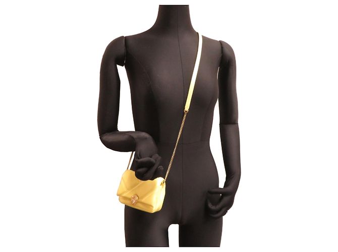 Bulgari Borsa a spalla Micro Serpenti Bvlgari Giallo - vista 8