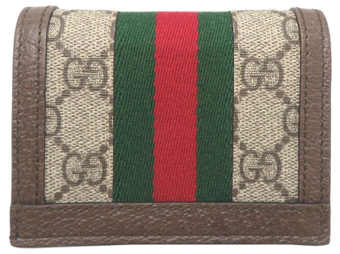 Cartera bi-fold para mujer Gucci Beige - vista 2