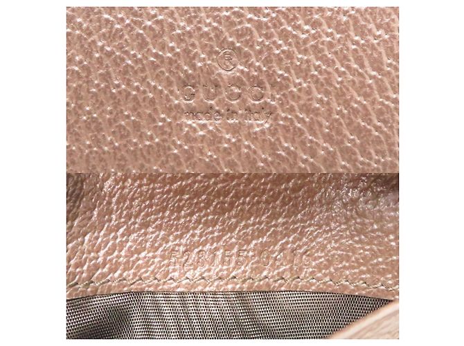 Cartera bi-fold para mujer Gucci Beige - vista 8