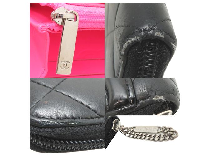 Cartera larga Chanel Cambon en piel de becerro negra Negro - vista 10
