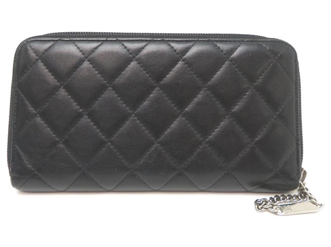 Cartera larga Chanel Cambon en piel de becerro negra Negro - vista 2