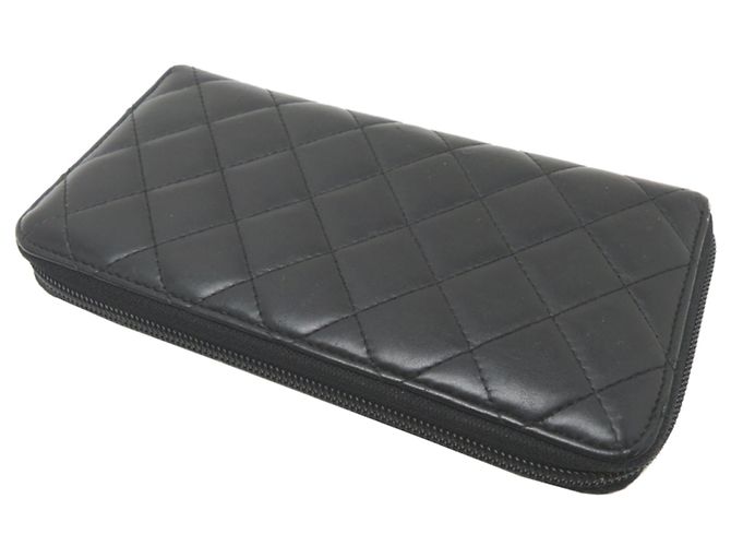 Cartera larga Chanel Cambon en piel de becerro negra Negro - vista 4