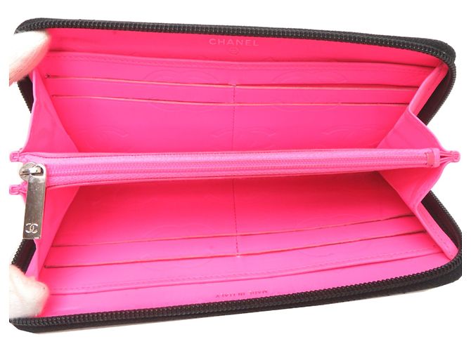Cartera larga Chanel Cambon en piel de becerro negra Negro - vista 5