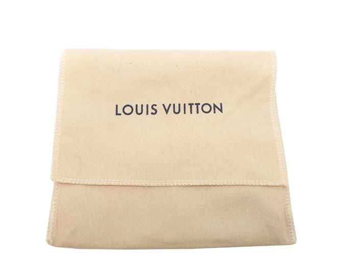 Louis Vuitton Portefeuille Claire Bi-fold Wallet Bianco Blu - vista 9