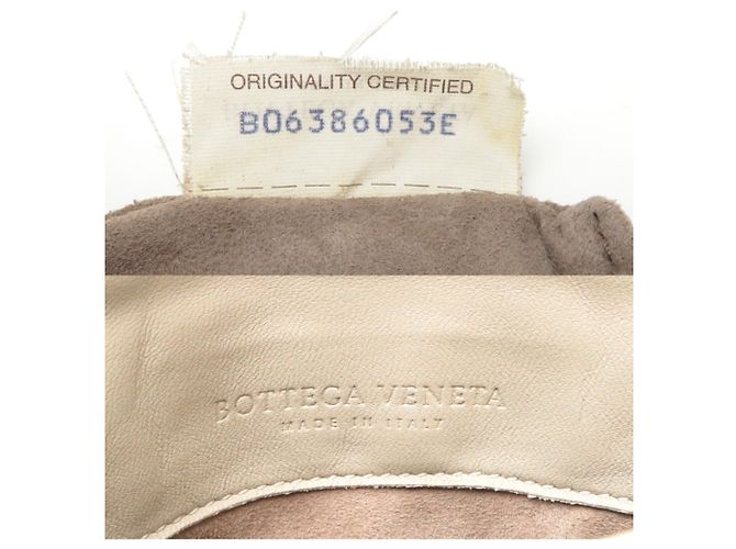 Borsa a tracolla Bottega Veneta Intrecciato con catena Grigio - vista 8