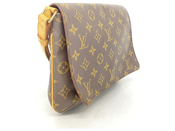 Louis Vuitton Monogram Musette Tango Schultertasche Braun - Ansicht 2