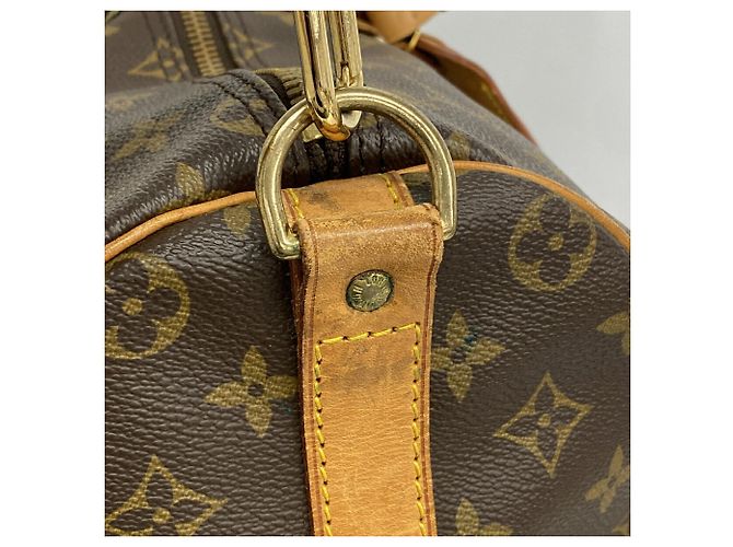 Louis Vuitton Boston Monogram Keepall Bandoulière 50 Braun - Ansicht 11