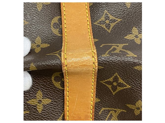 Louis Vuitton Boston Monogram Keepall Bandoulière 50 Braun - Ansicht 12